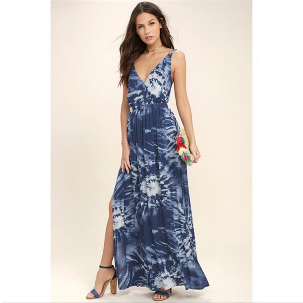 Lulus tie dye maxi gorgeous for spring/summer